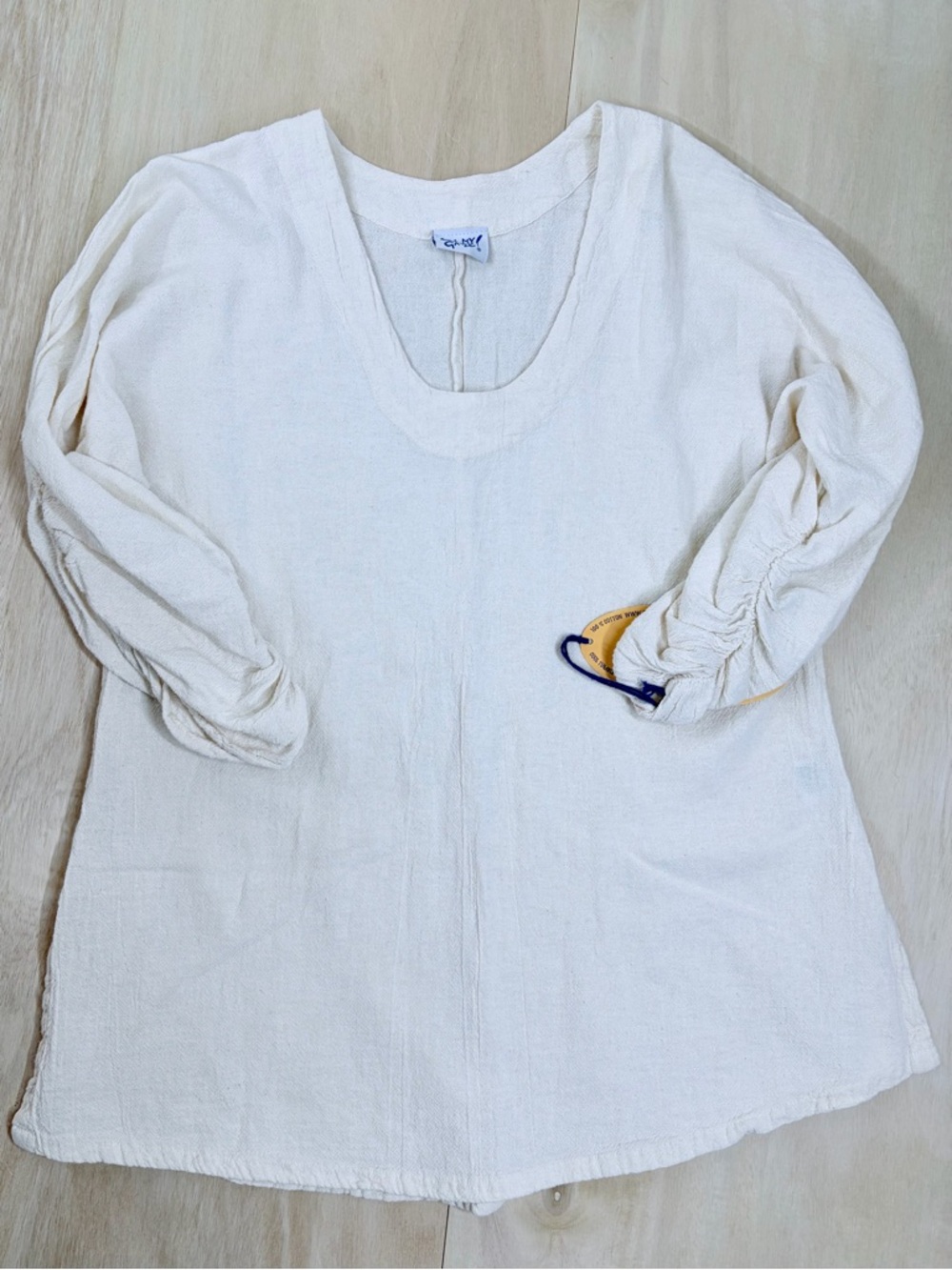 Oh My Gauze! Lana 1 Cotton Gauze Blouse in Bone NWOT